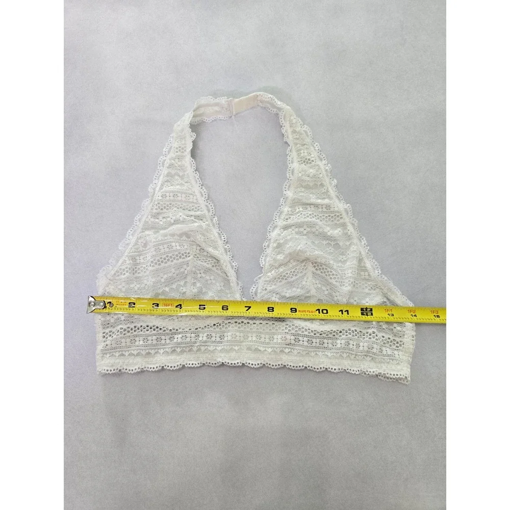 Hanky Panky White Whimsy Romantic Bridal Cottage Lingerie Lace Bralette Medium
